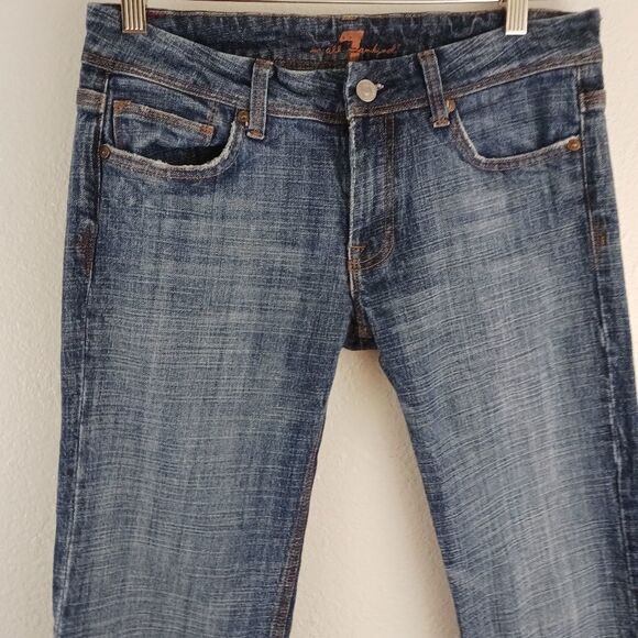 7FAMK FLYNT BOOTCUT JEANS SZ 28 - Picture 2 of 6